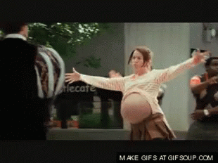 Pregnant Overdue GIF - Pregnant Overdue Dance GIFs
