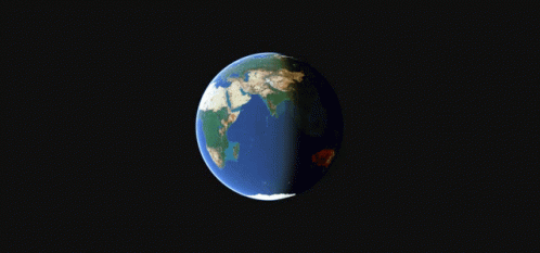 Earth Mc Rotation GIF - Earth Mc Rotation Night GIFs