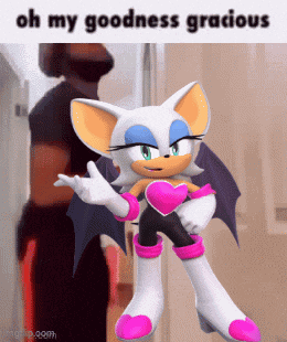 a picture of rouge from sonic the hedgehog