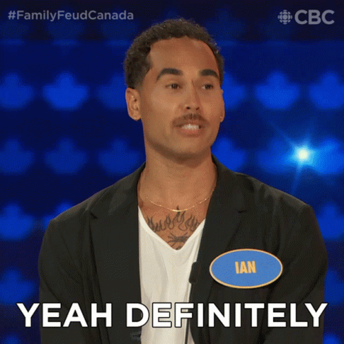 Yeah Definitely Family Feud Canada GIF - Yeah Definitely Family Feud Canada For Sure GIFs