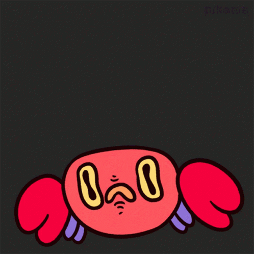 Furious Crabby Crab GIF - Furious Crabby Crab Pikaole GIFs