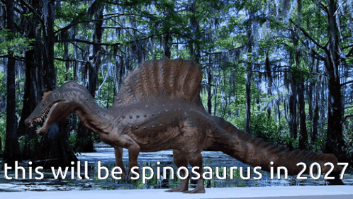 Spinosaurus Dinosaur GIF - Spinosaurus Dinosaur Meme GIFs