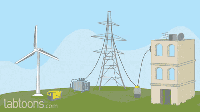 Wind Energy Turbine GIF - Wind Energy Turbine House GIFs