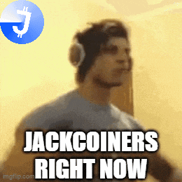 a man wearing headphones with the words jackcoiners right now below him