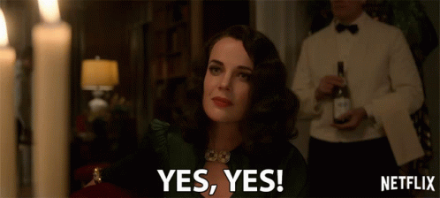 Yes Yes Paget Brewster GIF - Yes Yes Paget Brewster Tallulah Bankhead GIFs