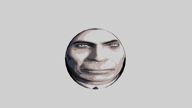 a collage of a woman 's face is being displayed on a white background