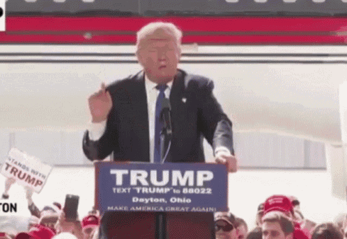 Trump Scared GIF - Trump Scared Wimp GIFs