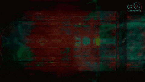 a green and red background with the letters gg visible
