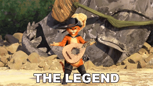 The Legend Will Never Di Puss GIF - The Legend Will Never Di Puss Puss In Boots The Last Wish GIFs