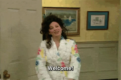 Welcome! - The Nanny GIF