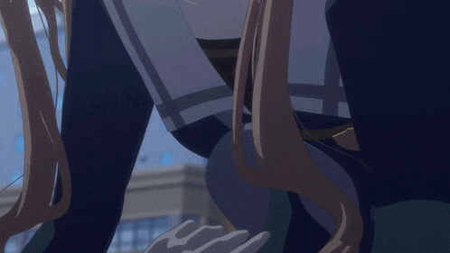 a close up of a person 's legs with a few lines on them