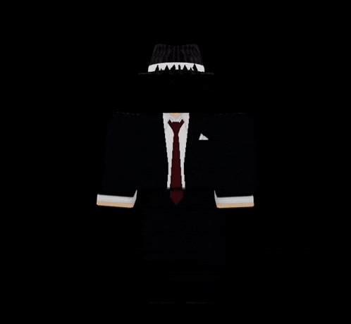 a man in a suit and tie is holding a box