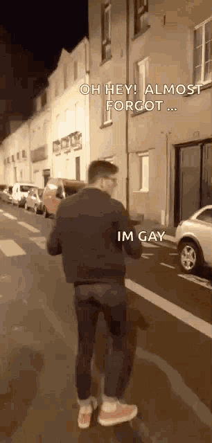 Gay Almost Forgot GIF