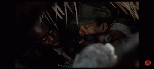 Predator Stop Talking GIF - Predator Stop Talking Cover Mouth GIFs