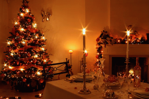 Christmas Tree Lights GIF - Christmas Tree Lights Candles GIFs