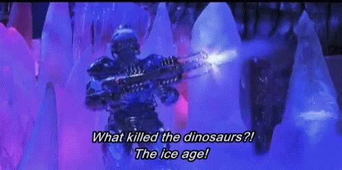Ice Age Mr Freeze GIF - Ice Age Mr Freeze What Killed The Dinos GIFs