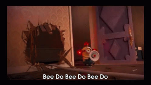 Bee Do Bee Do GIF - Minions Beedobeedo Alarm GIFs