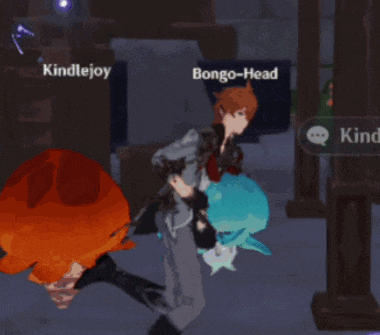a video game character named kindlejoy is standing next to a jellyfish