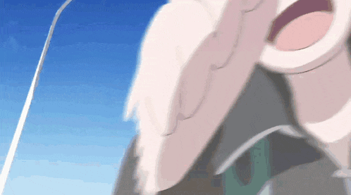 a close up of a person with their mouth open