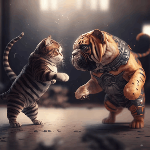 Cat War Feeit Meme - Cat war feeit - Discover & Share GIFs