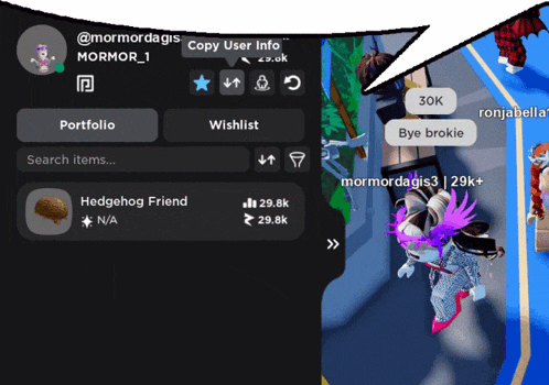 a screenshot of a game with the name mormordagis
