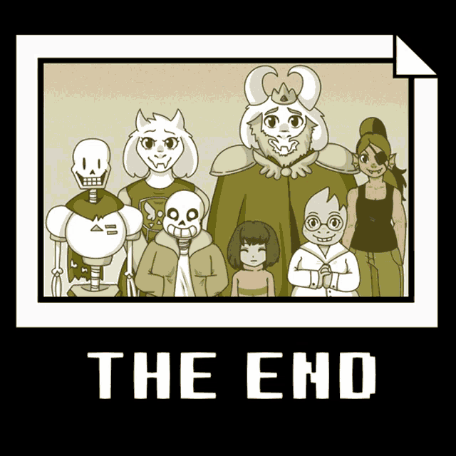 Undertale The End GIF - Undertale The End Uwu GIFs