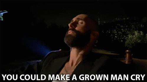 You Could Make A Grown Man Cry Adam Levine GIF - You Could Make A Grown Man Cry Adam Levine Maroon5 GIFs