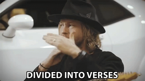 Divided Into Verses Divided GIF - Divided Into Verses Divided Split GIFs