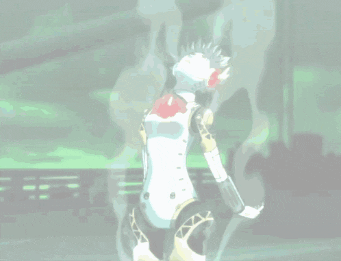 a cartoon drawing of a robot with a broken arm