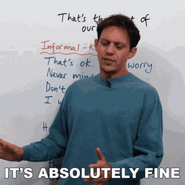 Its Absolutely Fine Benjamin GIF - Its Absolutely Fine Benjamin Engvid GIFs