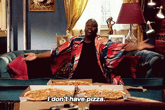 When U Don'T Wanna Sharey Our Food GIF - Unbreakable Kimmy Schmidt Titus Andromedon Pizza GIFs