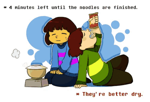 a cartoon of a man and a girl with the words " they 're better dry "