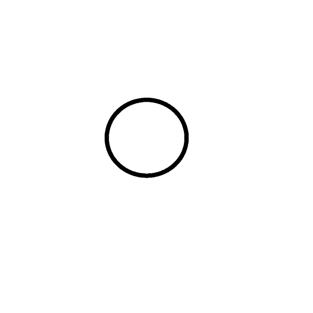 a black and white drawing of the letter n