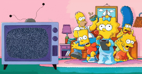 Simpsons Television GIF - Simpsons Television Crying GIFs