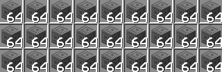 a grid of boxes with the numbers 64 64 64 64 64 64 64 64 64 64 64 64 64 64 64 64 64 64 64 64 64 64