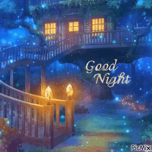 Good Night Tree GIF - Good Night Tree House GIFs