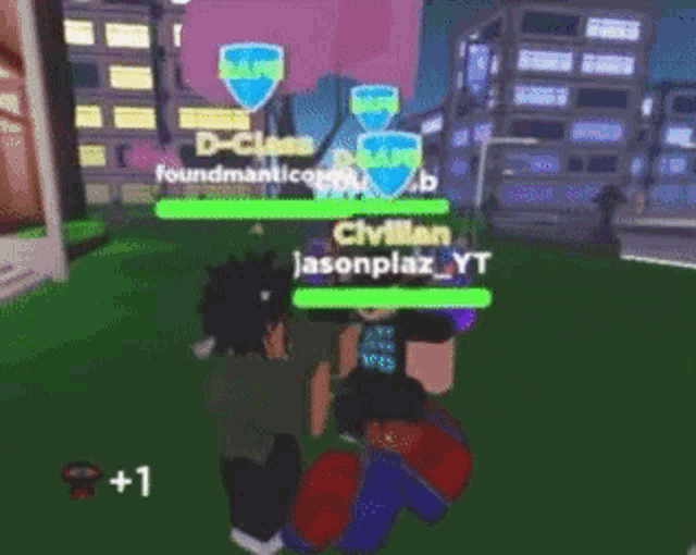 a group of people are playing a video game and one of them is named jasonplaza_yt