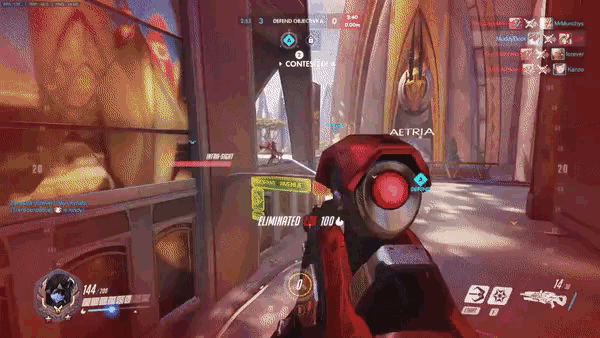 a screenshot of a video game that says eliminated at the bottom