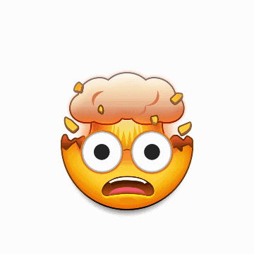 a cartoon character with a cloud of smoke coming out of it