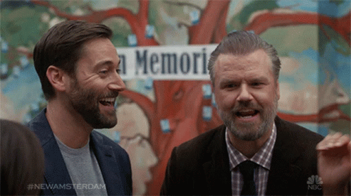 Laughing Dr Max Goodwin GIF - Laughing Dr Max Goodwin Dr Iggy Frome GIFs