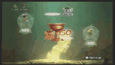 a screen shot of a video game with the number 150 in the middle
