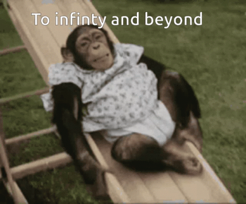 Monkey To Space GIF - Monkey To Space To Infinity And Beyond GIFs
