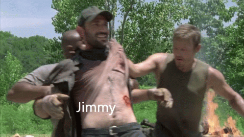 Jimmy Twd Injured GIF - Jimmy Twd Injured Wound GIFs