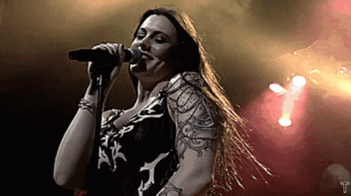 Floor Jansen Nightwish GIF - Floor Jansen Nightwish Stare GIFs