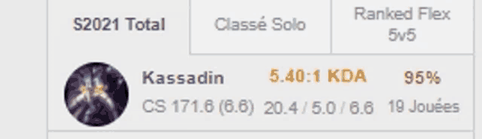 a screenshot of a league of legends game with the name kassadin