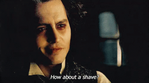 When Ur Friend Says They Need A Haircut GIF - Johnnydepp Shave Haircut GIFs
