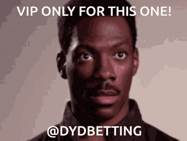 a picture of a man with the words vip only for this one