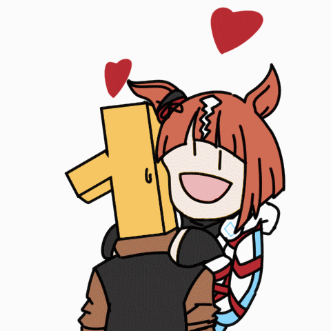 a cartoon of a girl holding a number one