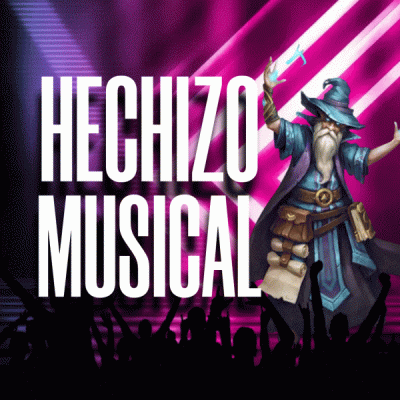 a poster for a musical with a wizard on it