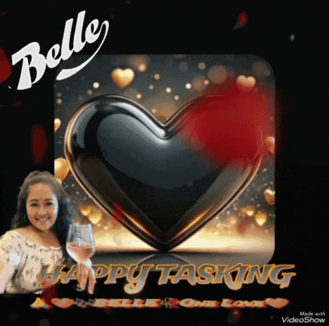a picture of a woman holding a glass of wine with a heart in the background